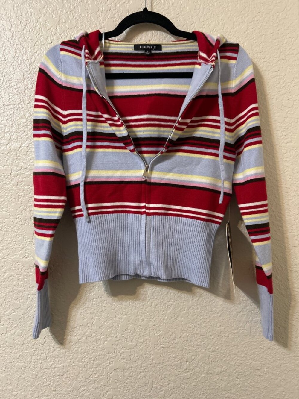 FOREVER 21 MULTICOLOR SWEATER SIZE L